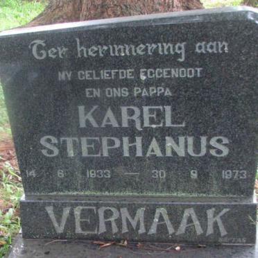 VERMAAK Karel Stephanus 1933-1973