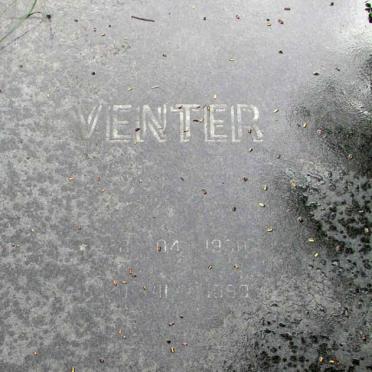 VENTER Jacobus Daniel 1930-1993