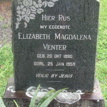VENTER Elizabeth Magdalena 1890-1959