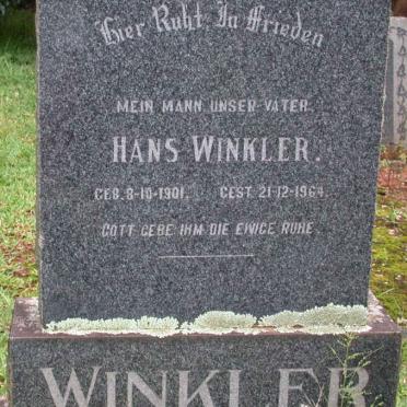 WINKLER Hans 1901-1964