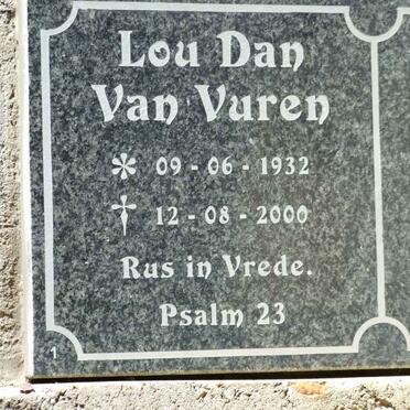 VUREN Lou Dan, van 1932-2000