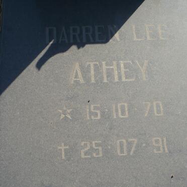 ATHEY Darren Lee 1970-1991
