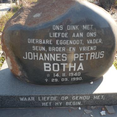 BOTHA Johannes Petrus 1940-1990
