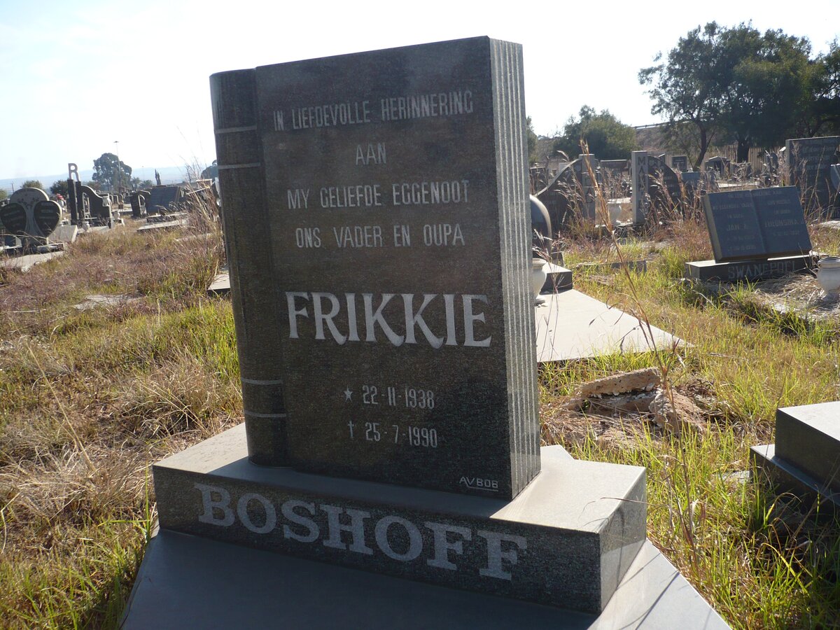 BOSHOFF Frikkie 1938-1990