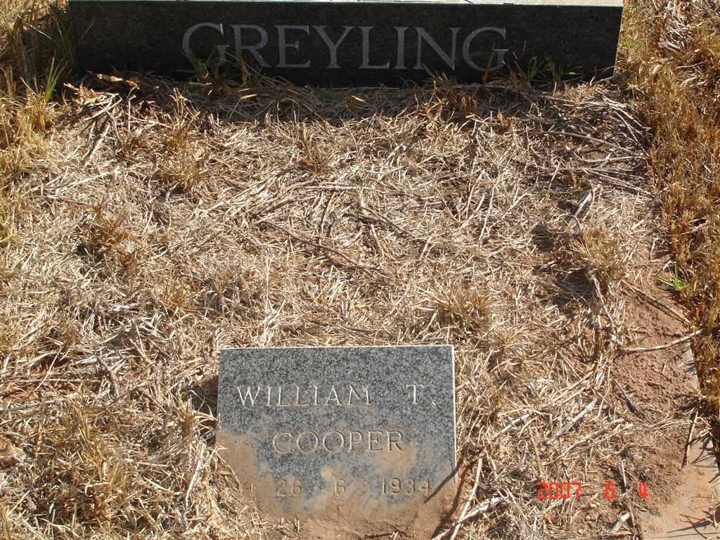COOPER William T. 1934 - ?