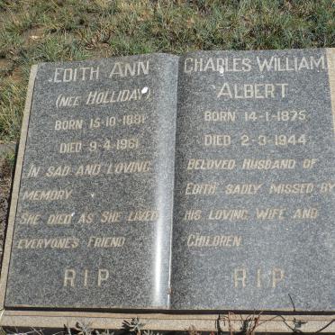 KASCHULA Charles William Albert 1875-1944 &amp; Edith Ann HOLLIDAY 1881-1961