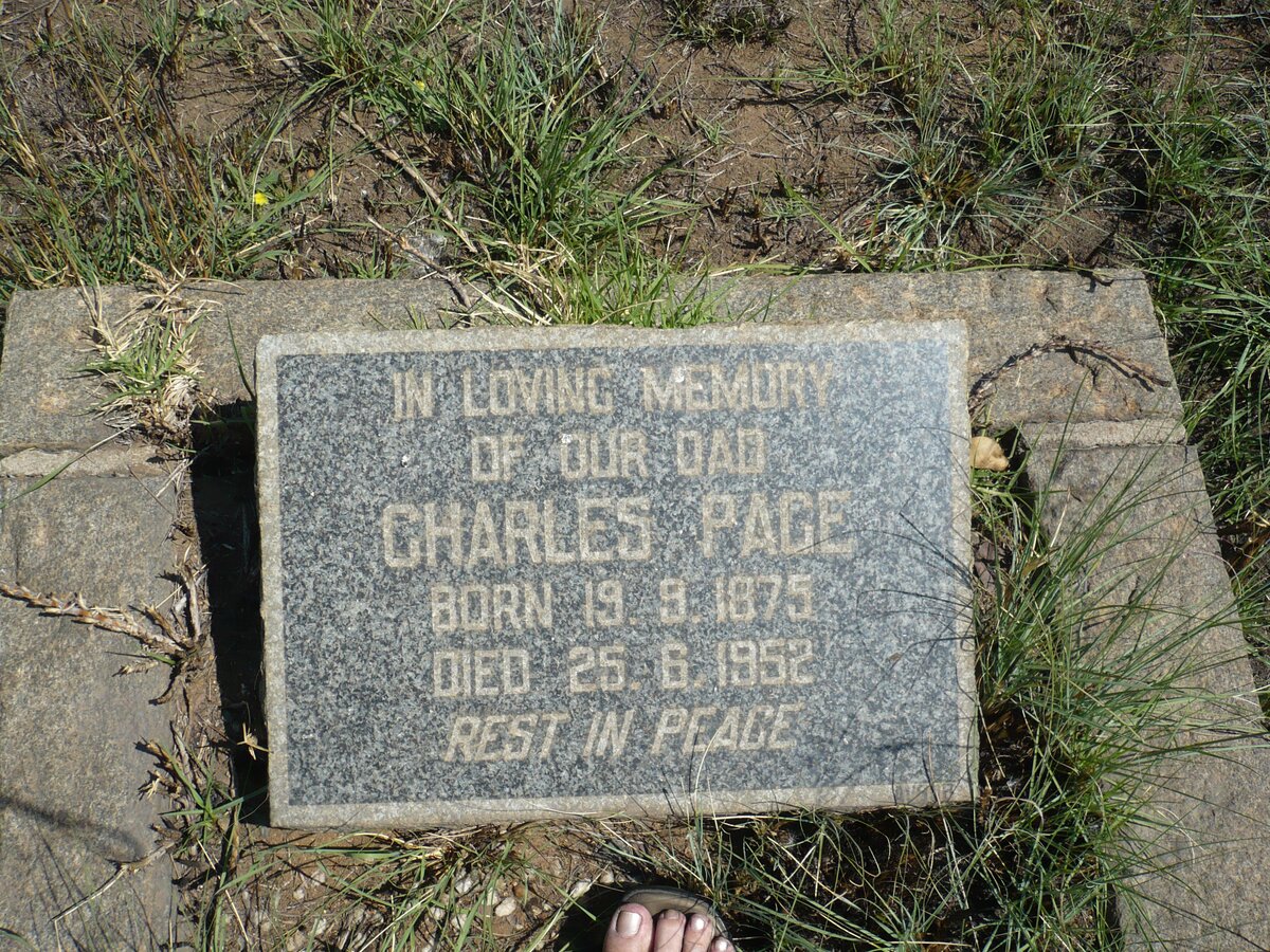 PAGE Charles 1875-1952