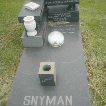 SNYMAN Jacobus Petrus 1952-1981
