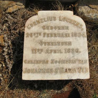 UYS Cornelius Lourens 1894-1896