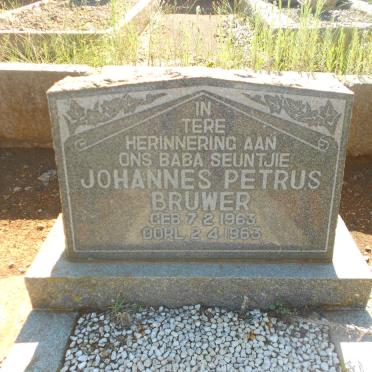 BRUWER Johannes Petrus 1963-1963
