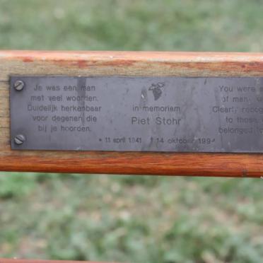 STOHR Piet 1941-1994