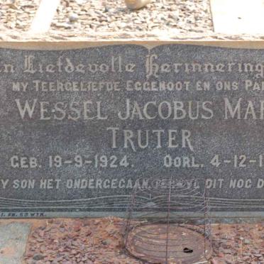 TRUTER Wessel Jacobus Mare 1924-1960