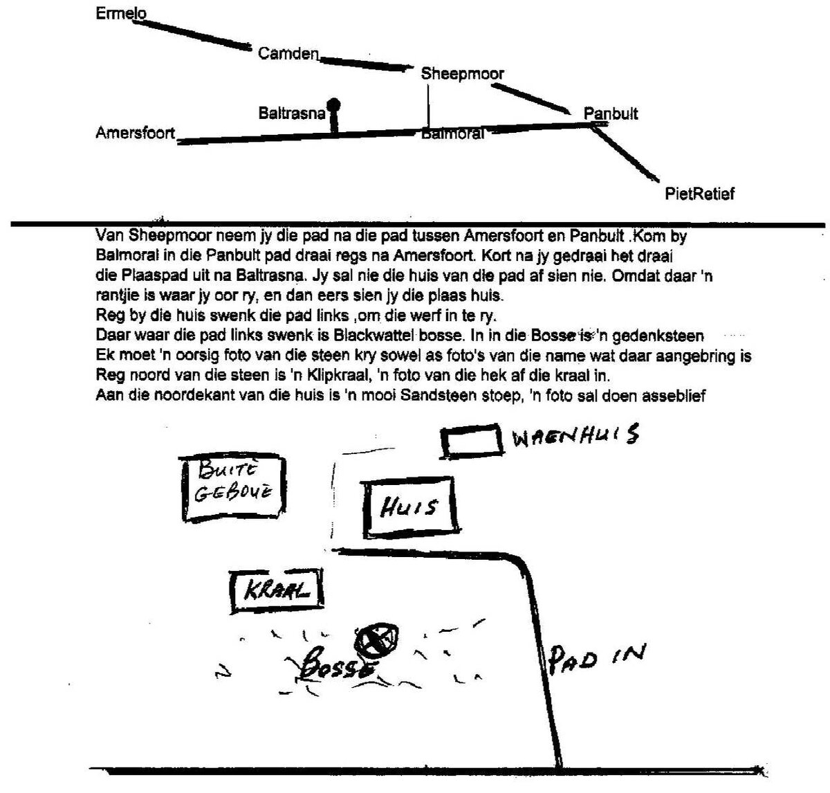 1. Baltrasna - aanwysings