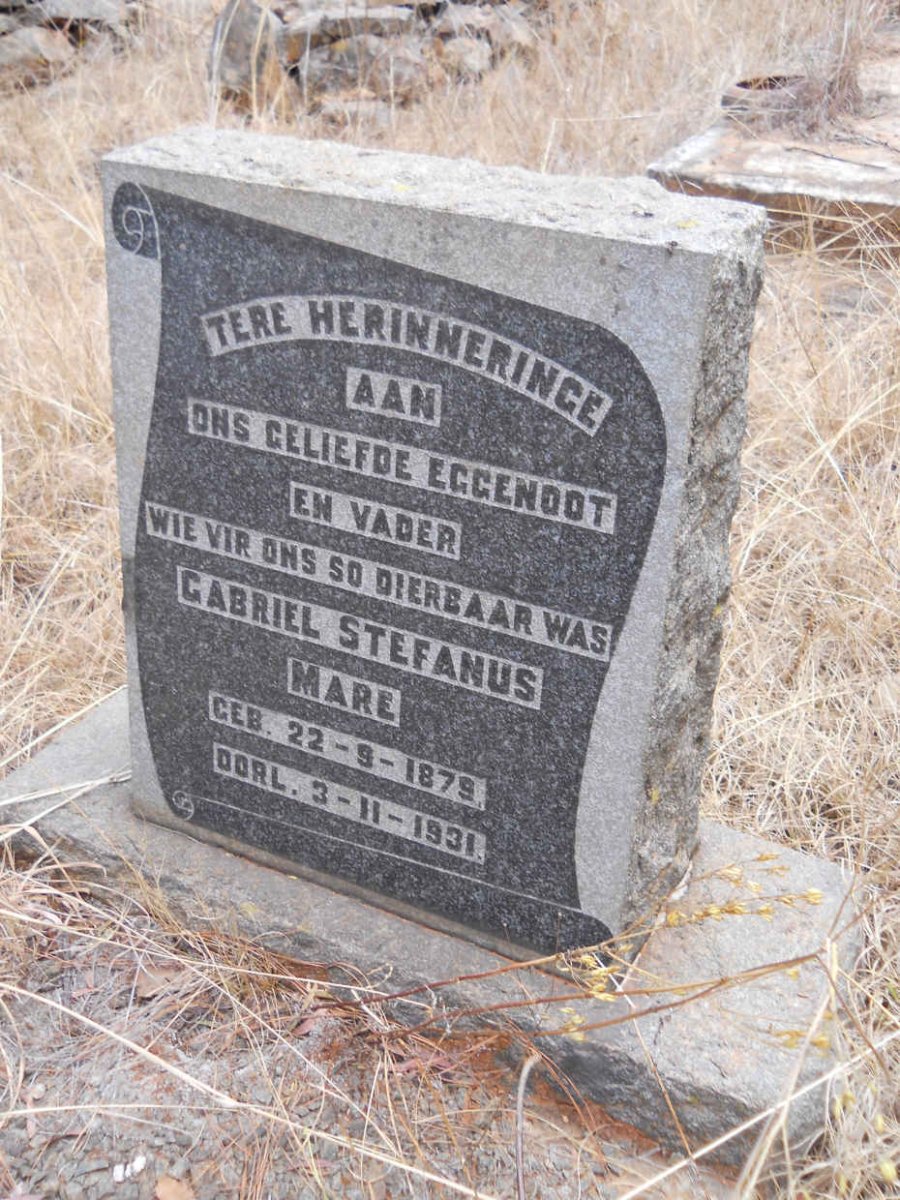 MARÉ Gabriel Stefanus 1879-1931