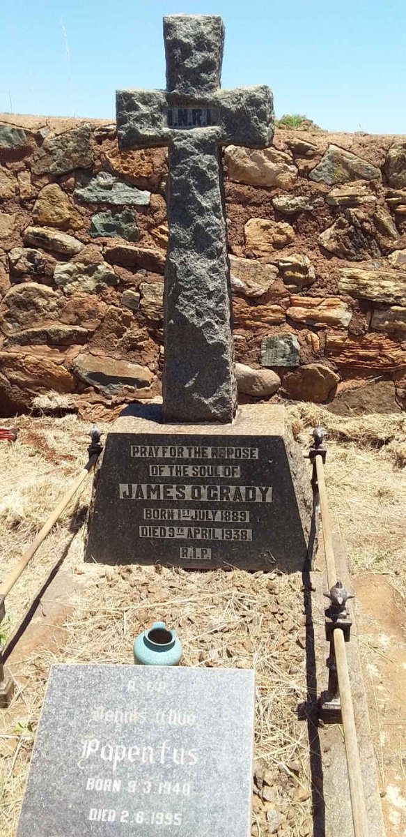 O'GRADY James 1889-1938 :: PAPENFUS Dennis Clive 1940-1995