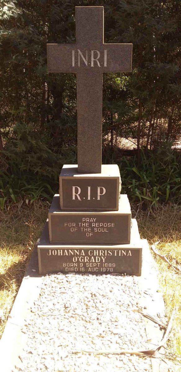 O'GRADY Johanna Christina 1889-1978