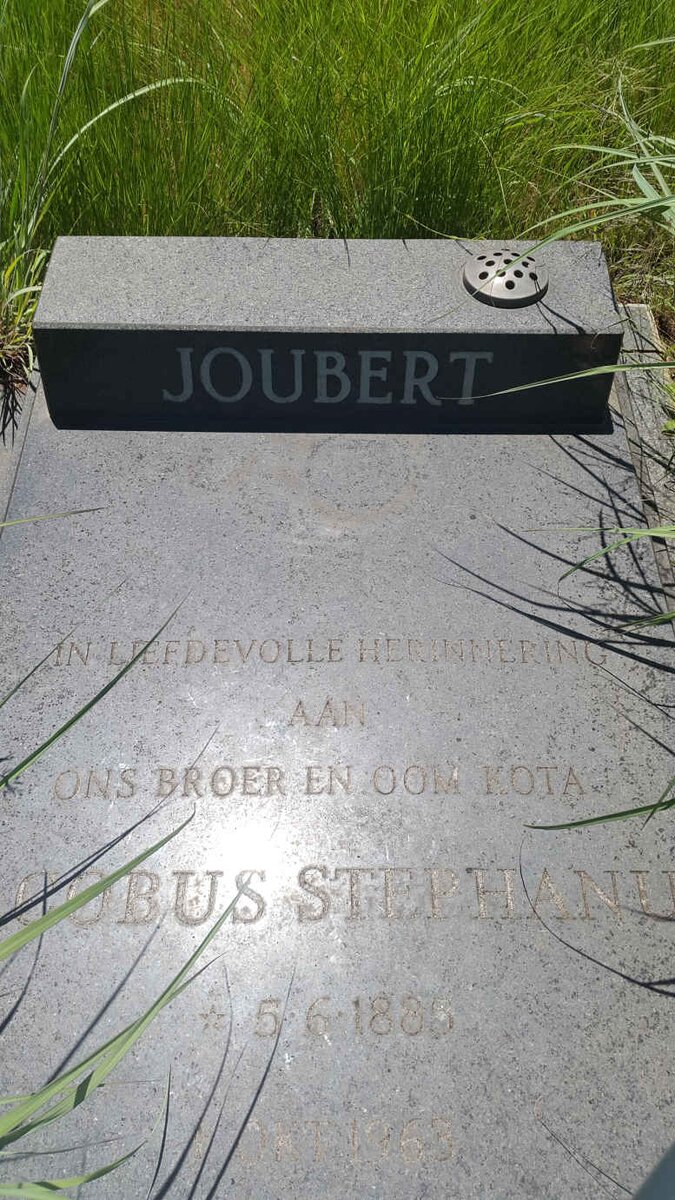 JOUBERT Jacobus Stephanus 1885-1963 _2