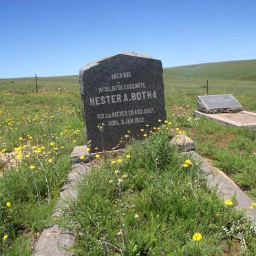 BOTHA Hester A. nee V.D. HEEVER 1907-1932