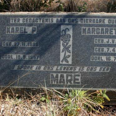 MARE Karel P. 1885-1957 &amp; Margaretha G.J.  J.V. VUREN 1889-1975