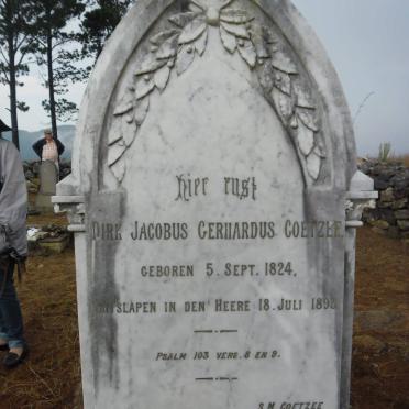 COETZEE Dirk Jacobus Gerhardus 1824-1893