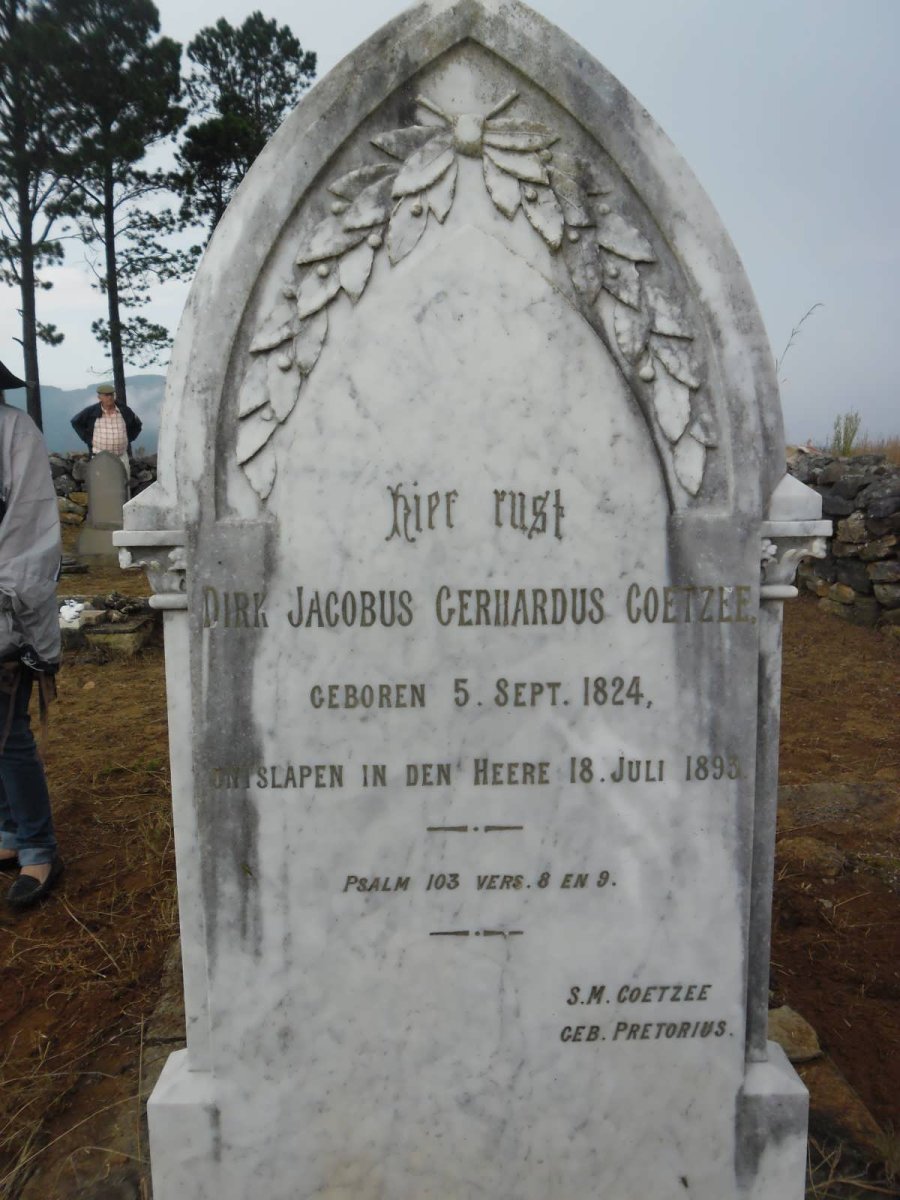 COETZEE Dirk Jacobus Gerhardus 1824-1893
