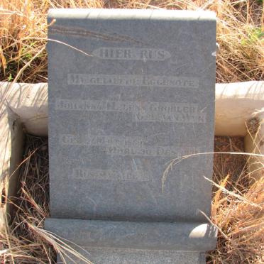 GROBLER Johanna Helena nee VAN WYK 1869-1931