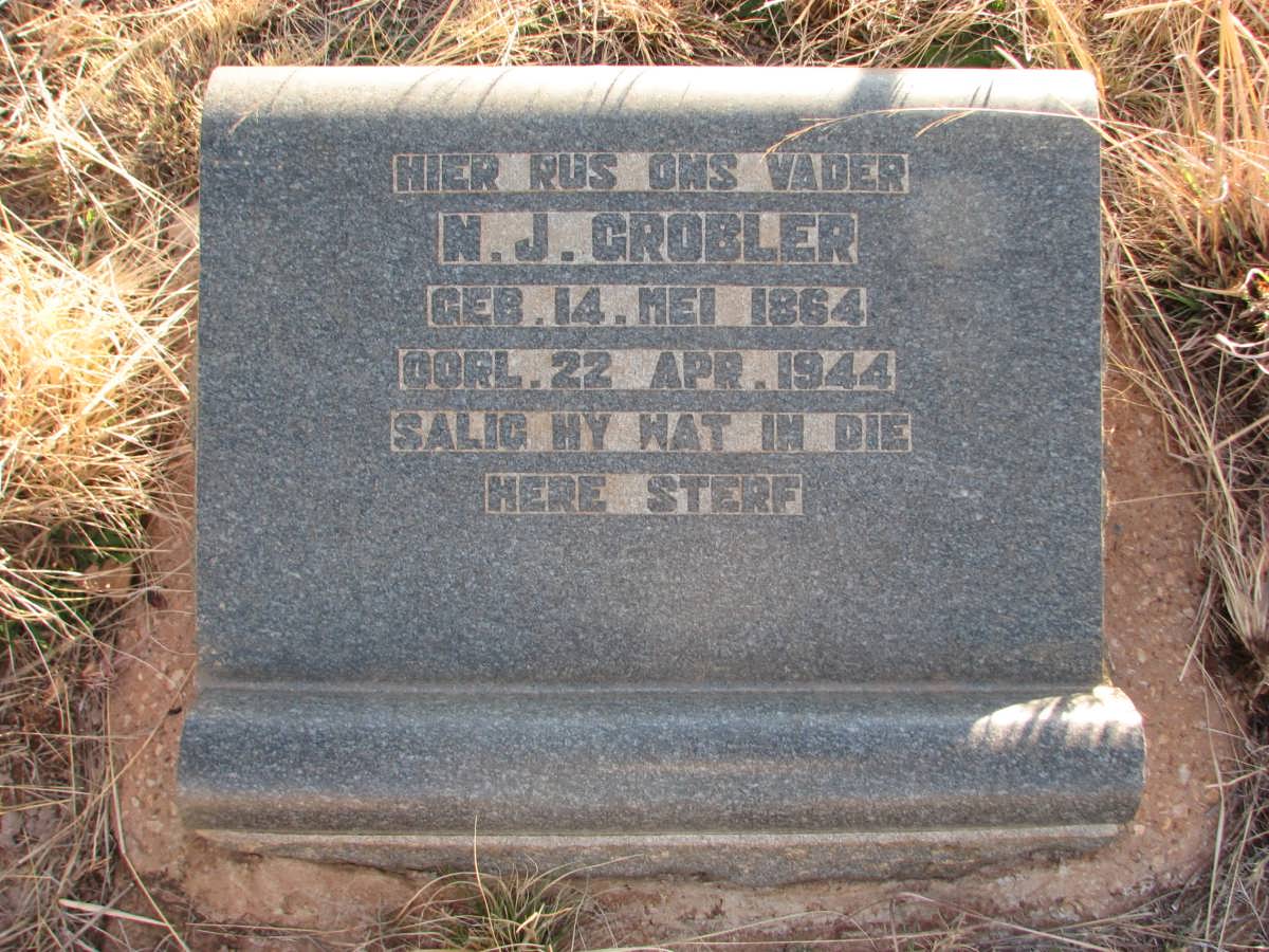 GROBLER N.J. 1864-1944