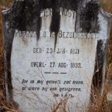 BEZUIDENHOUT Petrus Louis 1821-1899
