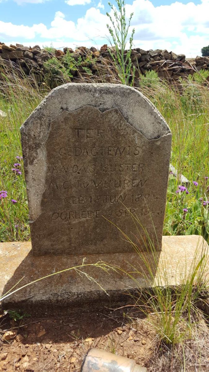 VUUREN M.C., J.v. 1884-1945