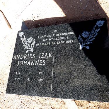 TOUA  Andries Izak Johannes 1916-1990 