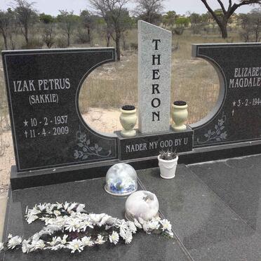 THERON Izak Petrus 1937-2009 &amp; Elizabeth Magdalena 1944-