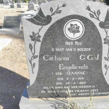 ENGELBRECHT G.G.J. nee IZAAKSE 1914-1950