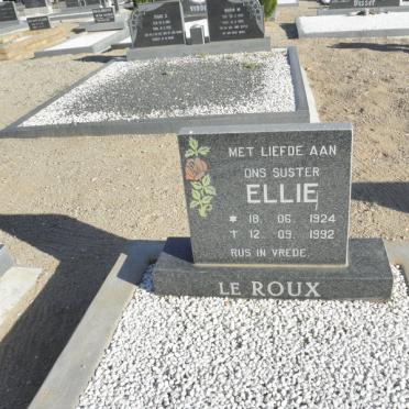 ROUX Ellie, le 1924-1992