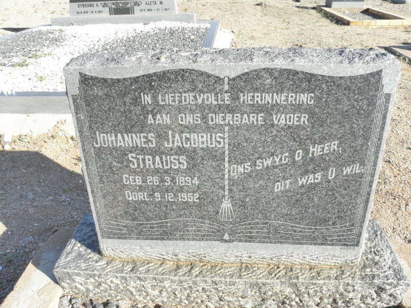 STRAUSS Johannes Jacobus 1894-1952