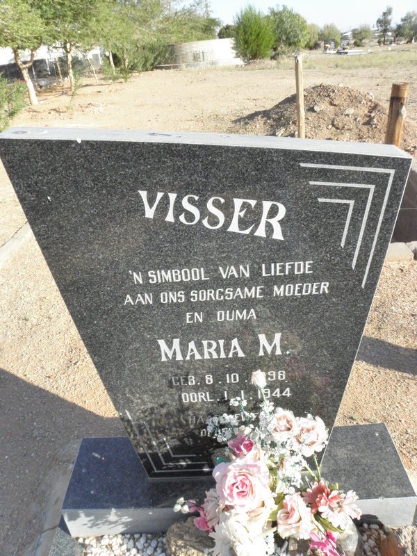 VISSER Maria M. 1898-1944