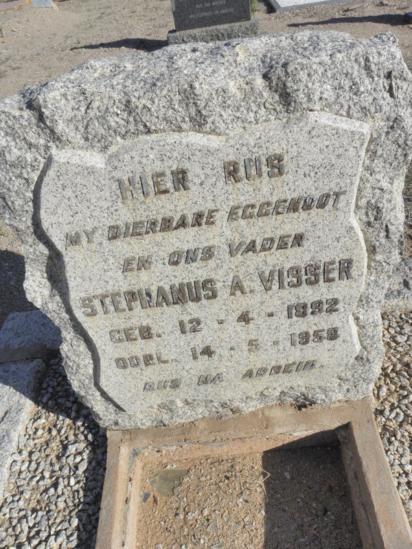 VISSER Stephanus A. 1892-1958