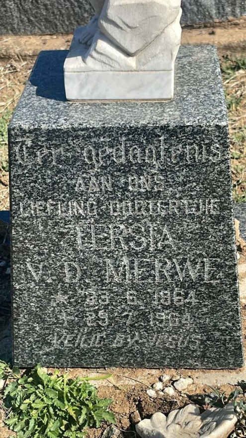 MERWE Tersia, v.d. 1964-1964