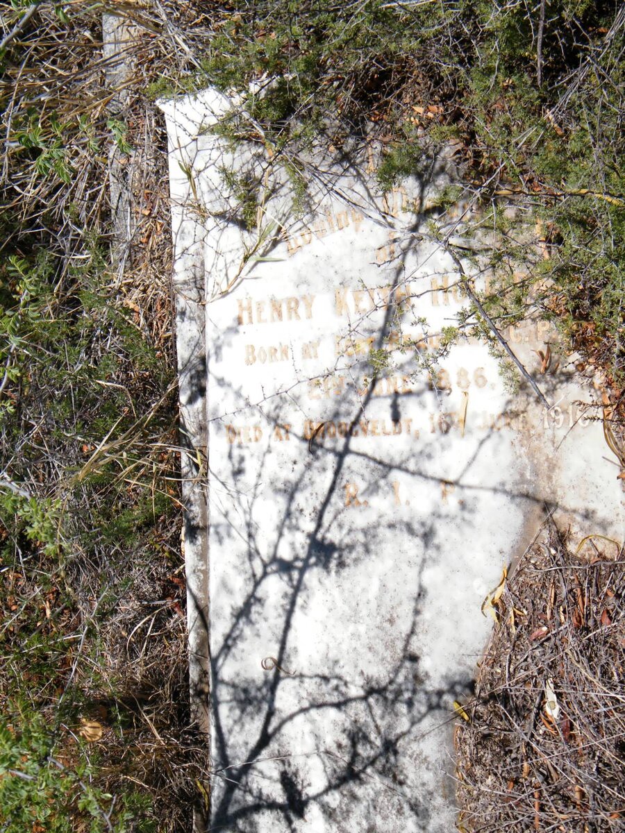 HOLIDAY Henry Keith 1886-1916