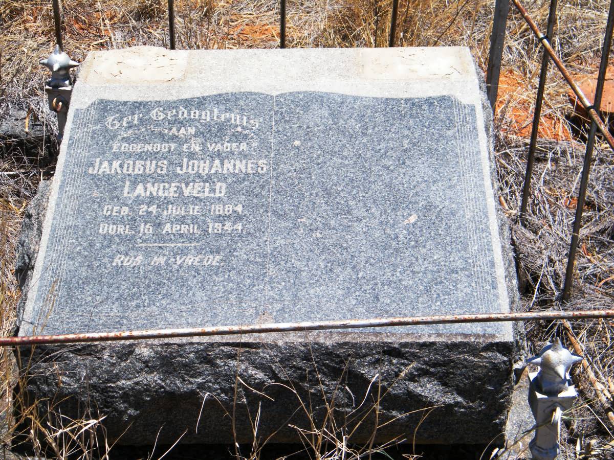 LANGEVELD Jakobus Johannes 1884-1944