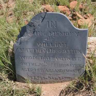 BROOKSTEIN William Matthew -1895