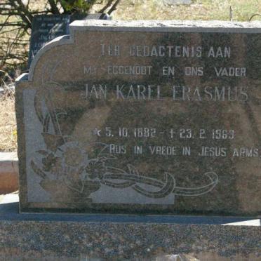 ERASMUS Jan Karel 1882-1963