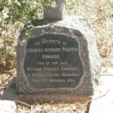 EDWARDS Charles Stewart Peacock -1934