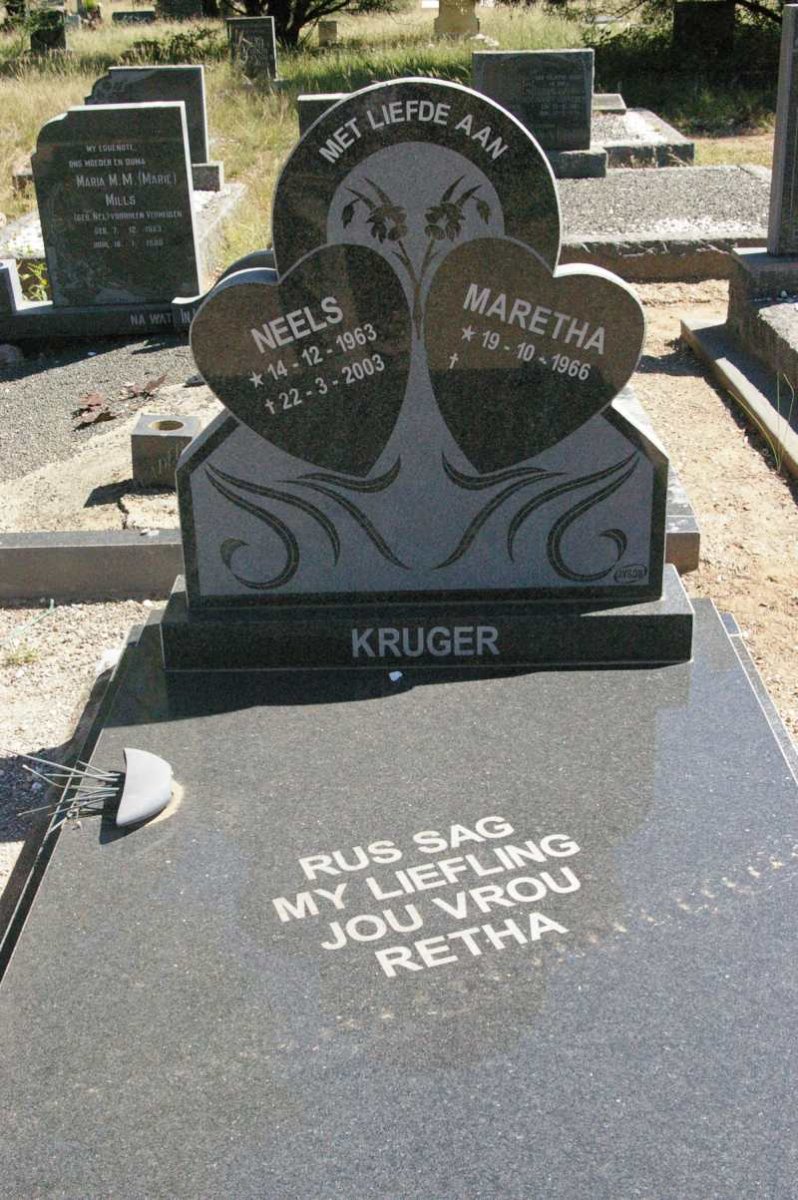 KRUGER Neels 1963-2003 &amp; Maretha 1966-