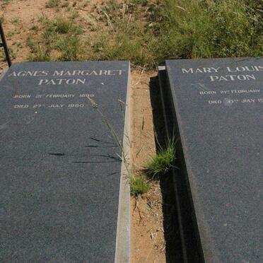 PATON Agnes Margaret 1899-1980 :: PATON Mary Louise 1899-1985