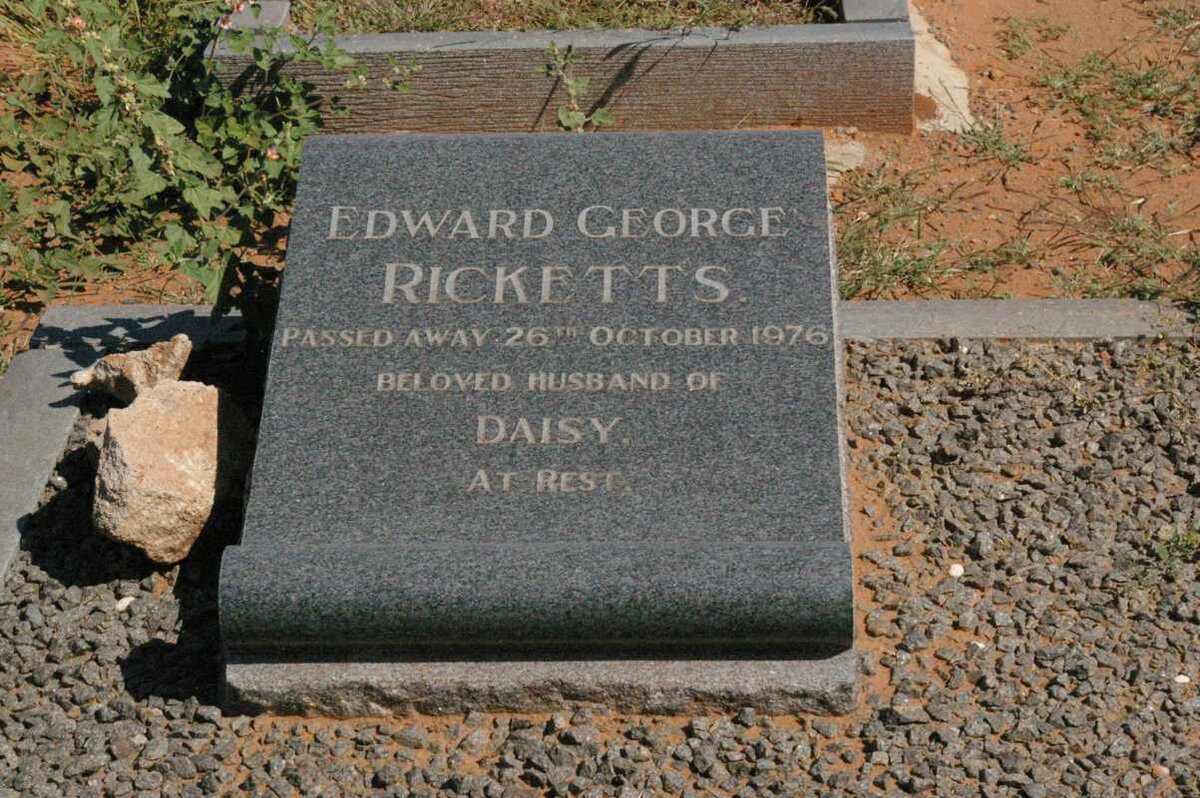 RICKETTS Edward George -1976