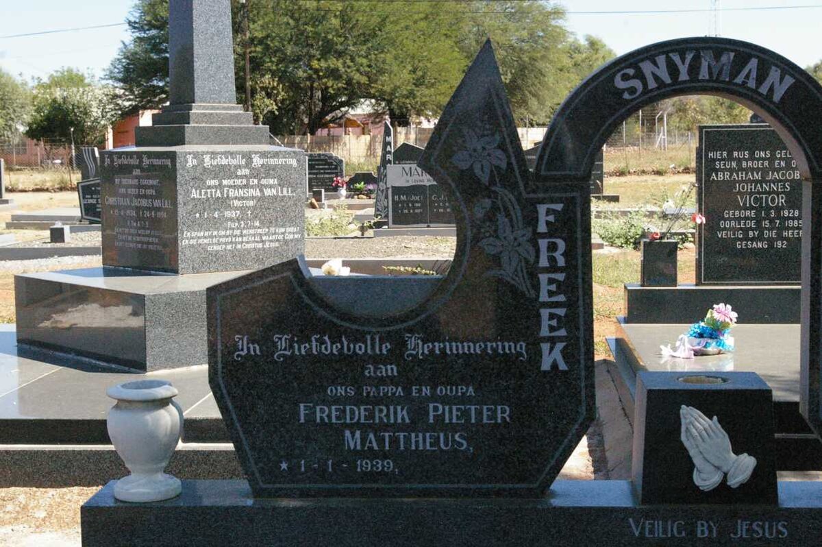 SNYMAN Frederik Pieter Mattheus 1939-