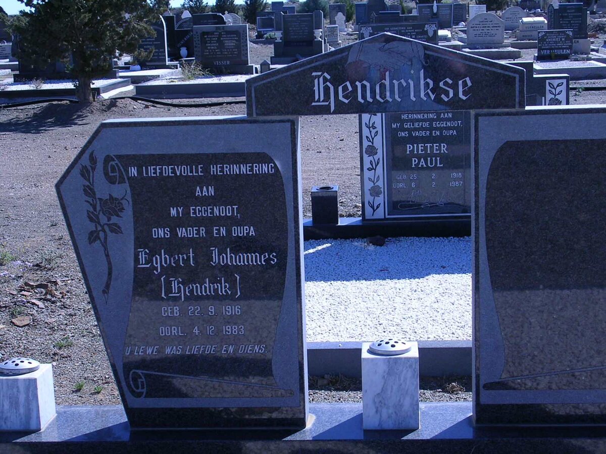 HENDRIKSE Egbert Johannes 1916-1983