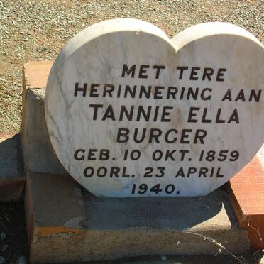 BURGER Ella 1859-1940