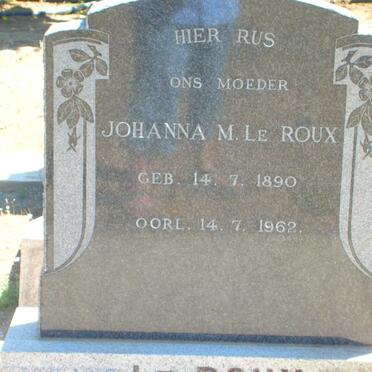 ROUX Johanna M., le 1890-1962