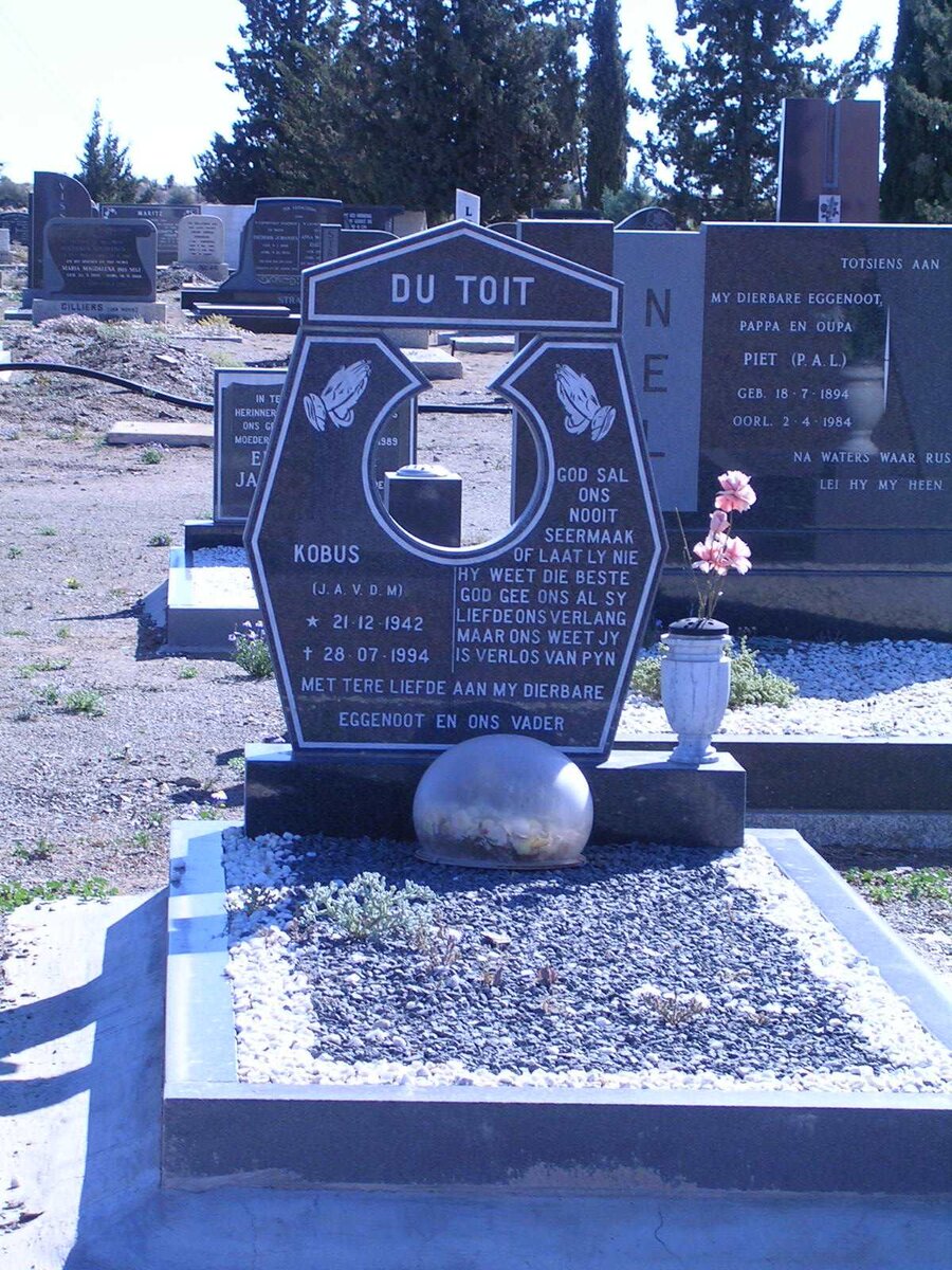 TOIT J.A.V.D.M,  du 1942-1994